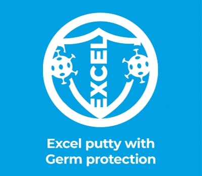 Excel putty with Germ protection & Silver Ion Technology